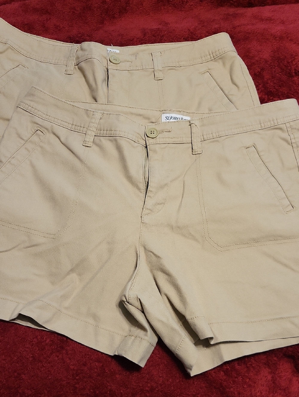 St. John's Bay Women's Khaki/Tan Casual Shorts